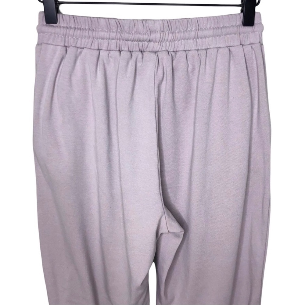 Lulu’s Skye Joggers Knit Light Grey Tie Ankle Size Small Loungewear - Picture 4 of 10